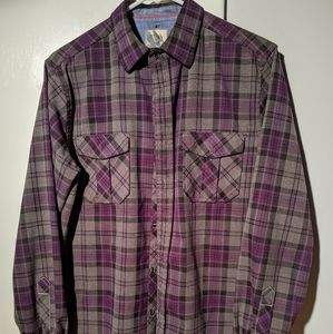Purple/black flannel